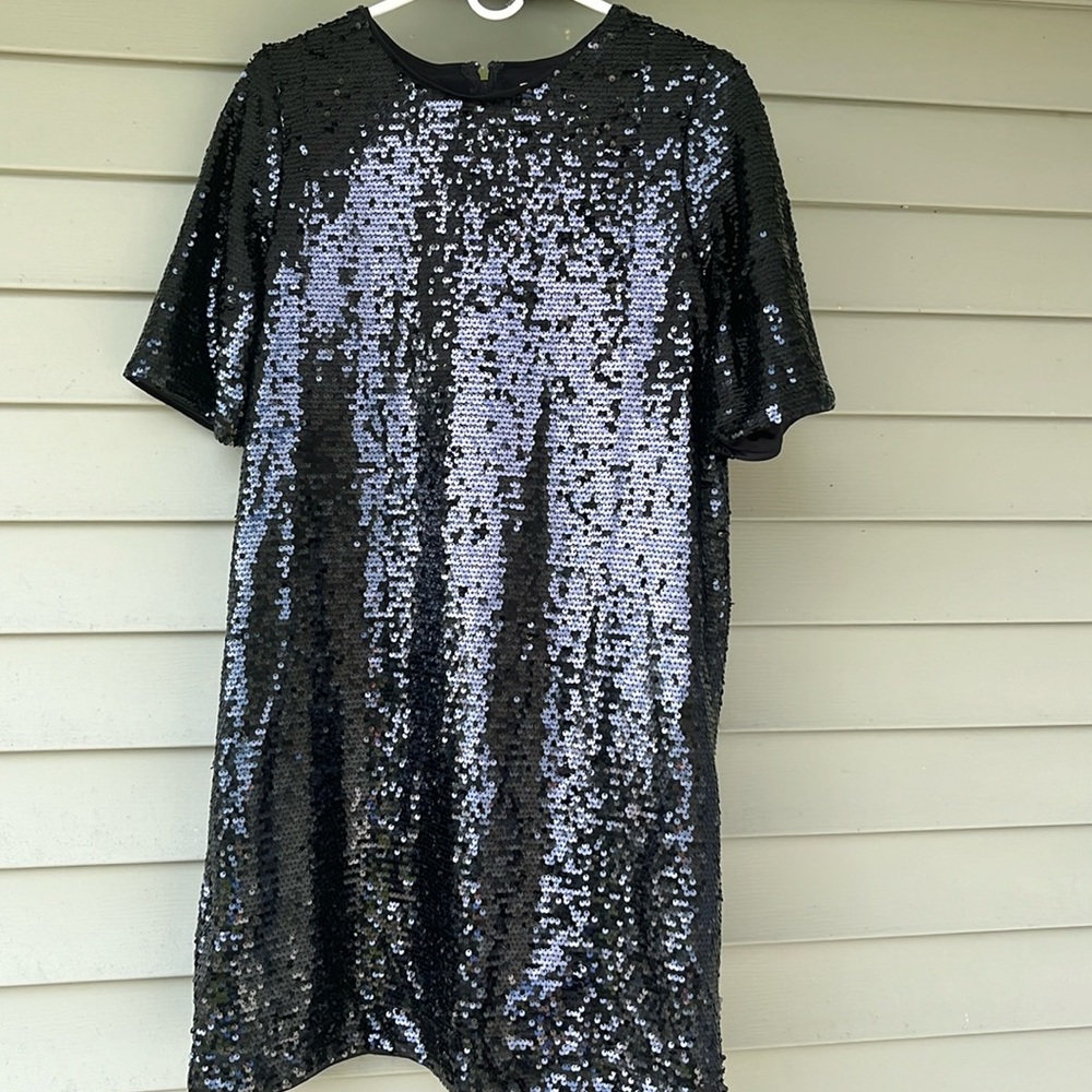 Perfect condition Gilli black sequence dress
